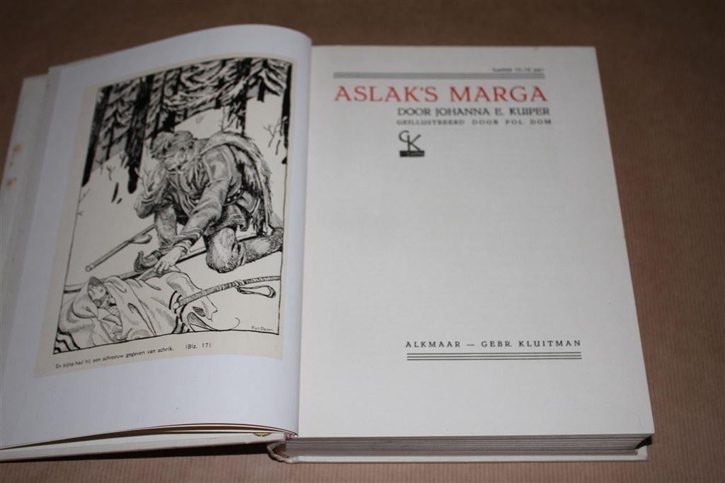 Aslak's Marga. Johanne E. Kuiper. Kluitman 1937., Ophalen of Verzenden, Gelezen