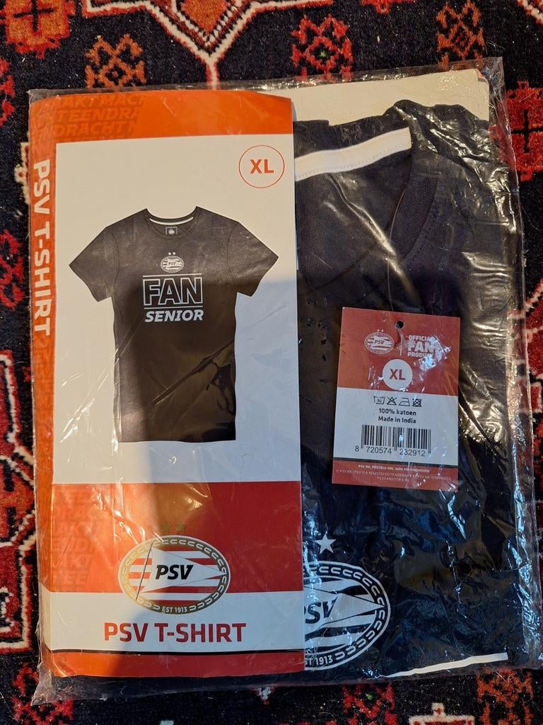 XL   PSV  fan T shirt/ katoen, Sport en Fitness, Voetbal, Maat XL, Ophalen of Verzenden, Nieuw, Shirt
