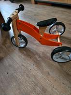 Houten driewiel loopfietsje, ook om te bouwen naar 2 wieler, Ophalen, Gebruikt, Loopfiets