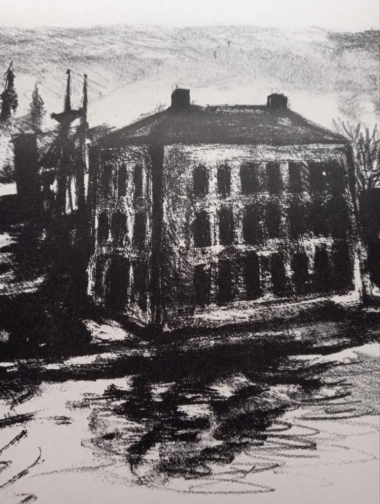 Mart Kempers litho Marine etablissement jaren 60/70, Ophalen of Verzenden