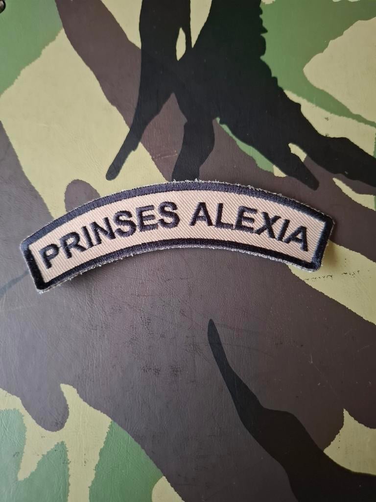 Straatnaam Prinses Alexia, Ophalen of Verzenden, Landmacht, Nederland, Embleem of Badge