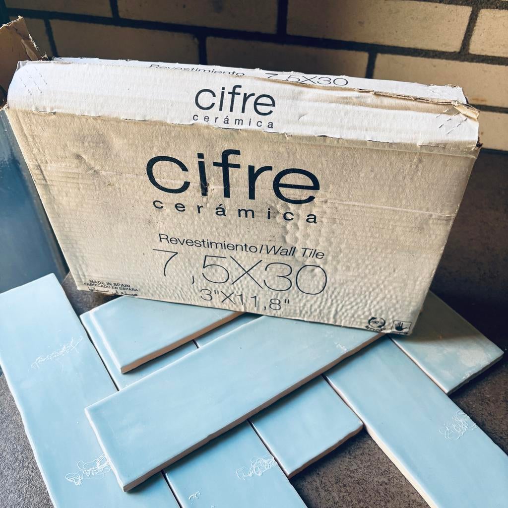 Cifre Ceramica Colonial Sky tegels - voor 5m2, Ophalen, Nieuw, 20 tot 40 cm, Wandtegels