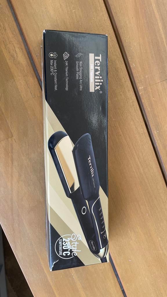 Terviiix stijltang met 5 temp. standen, Ophalen of Verzenden, Nieuw, Haarverzorging