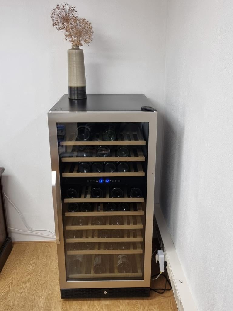 Wijnklimaatkast 2 zones, Ophalen, Zo goed als nieuw, 75 cm of meer