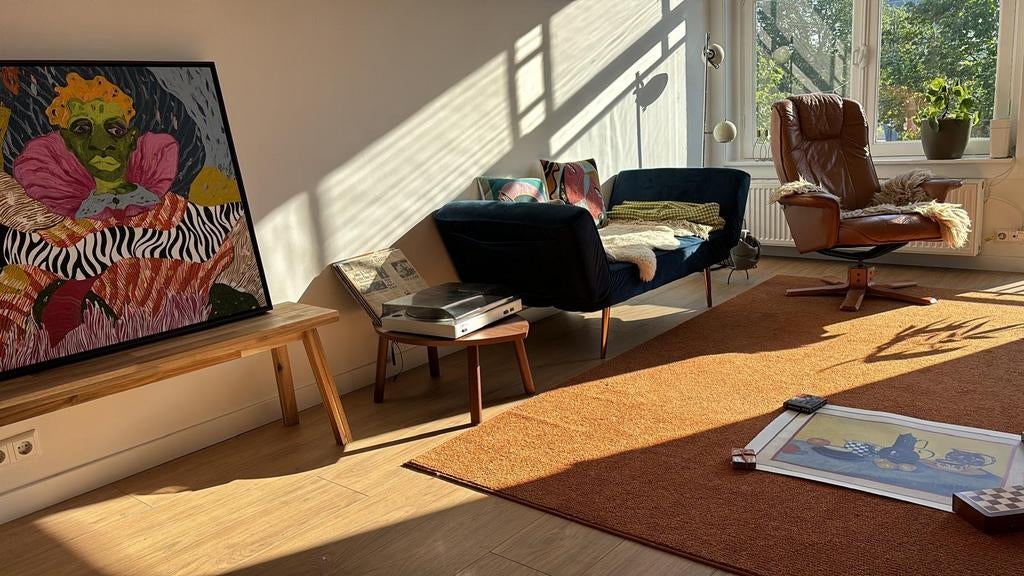 Blauwe bank, Huis en Inrichting, Banken | Bankstellen, Ophalen