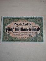 5 Millionen Mark Bensberg 1923, Ophalen of Verzenden