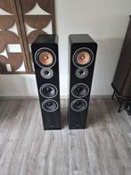 Teufel vloerspeakers in top staat incl speakersnoer, Zo goed als nieuw, 120 watt of meer, Front, Rear of Stereo speakers, Ophalen