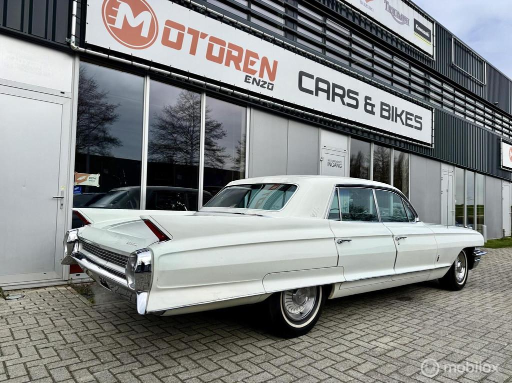 Cadillac Fleetwood 6.4 V8 aut 1962 Vleugels UNIEK HARDE AUT, Automaat, Gebruikt, Overige carrosserieën, Wit