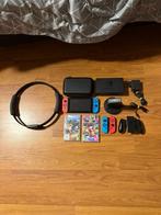 Nintendo Switch + Mario Kart 8 Deluxe / Ring Fit & Meer!, Spelcomputers en Games, Ophalen of Verzenden, Zo goed als nieuw, Sport