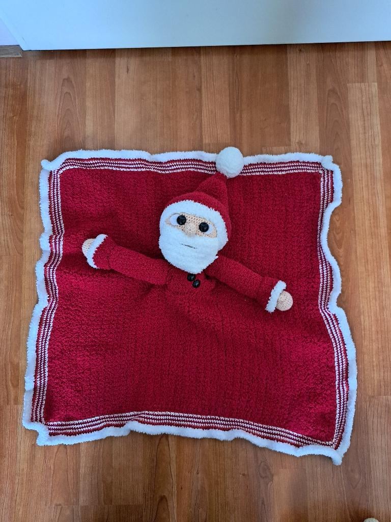 Woolytoons gehaakte knuffeldeken Kerstman, Hobby en Vrije tijd, Breien en Haken, Ophalen, Nieuw, Haken, Overige typen