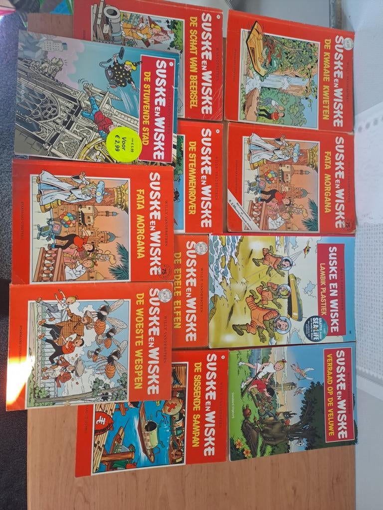 Grote collectie Suske en Wiske stripboeken (12 stuks), Boeken, Stripboeken, Meerdere stripboeken, Ophalen, Gelezen, Willy Vandersteen