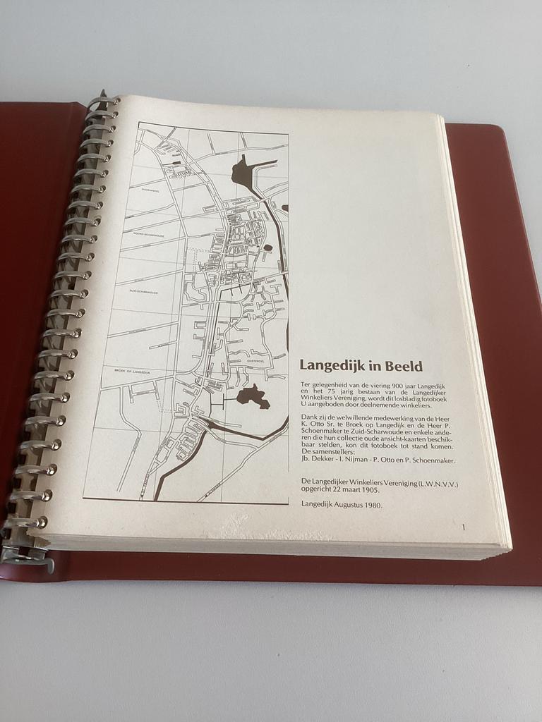 Langedijk in Beeld - Historisch Fotoboek (1980), Ophalen of Verzenden, Gelezen, Plaatjesalbum