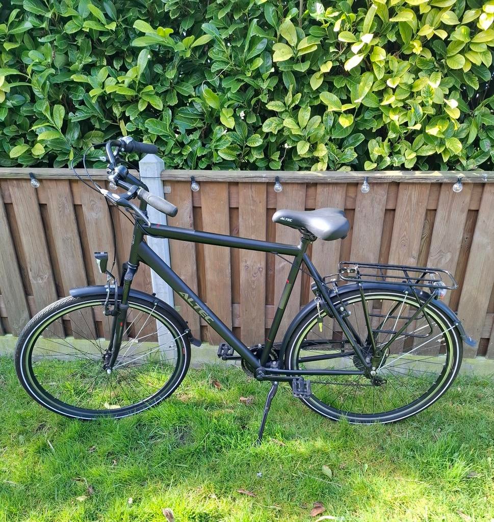 Altec herenfiets zwart, Ophalen of Verzenden, Gebruikt, Minder dan 10 versnellingen, Overige merken