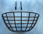 Hanging Basket ruif cq muur model, zwart metaal, Ophalen of Verzenden, Gebruikt