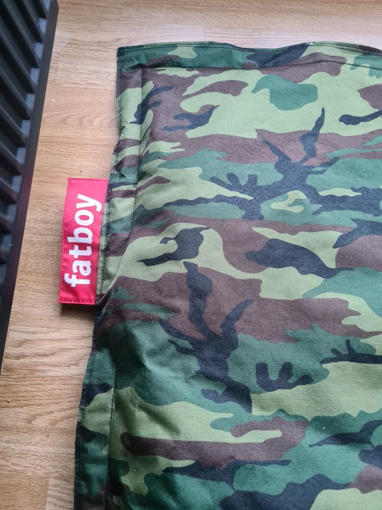 Stoere groot formaat Fatboy zitzak camouflage, Huis en Inrichting, Zitzakken, Ophalen
