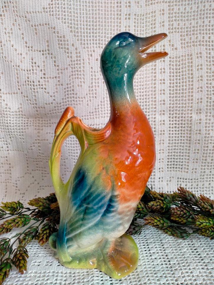 Prachtige Franse waterkan eend, St. Clement, Antiek en Kunst, Curiosa en Brocante, Ophalen of Verzenden