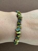 Serpentijn armband elastieke armband nieuw kaki groen geel, Overige materialen, Nieuw, Ophalen of Verzenden, Met edelsteen