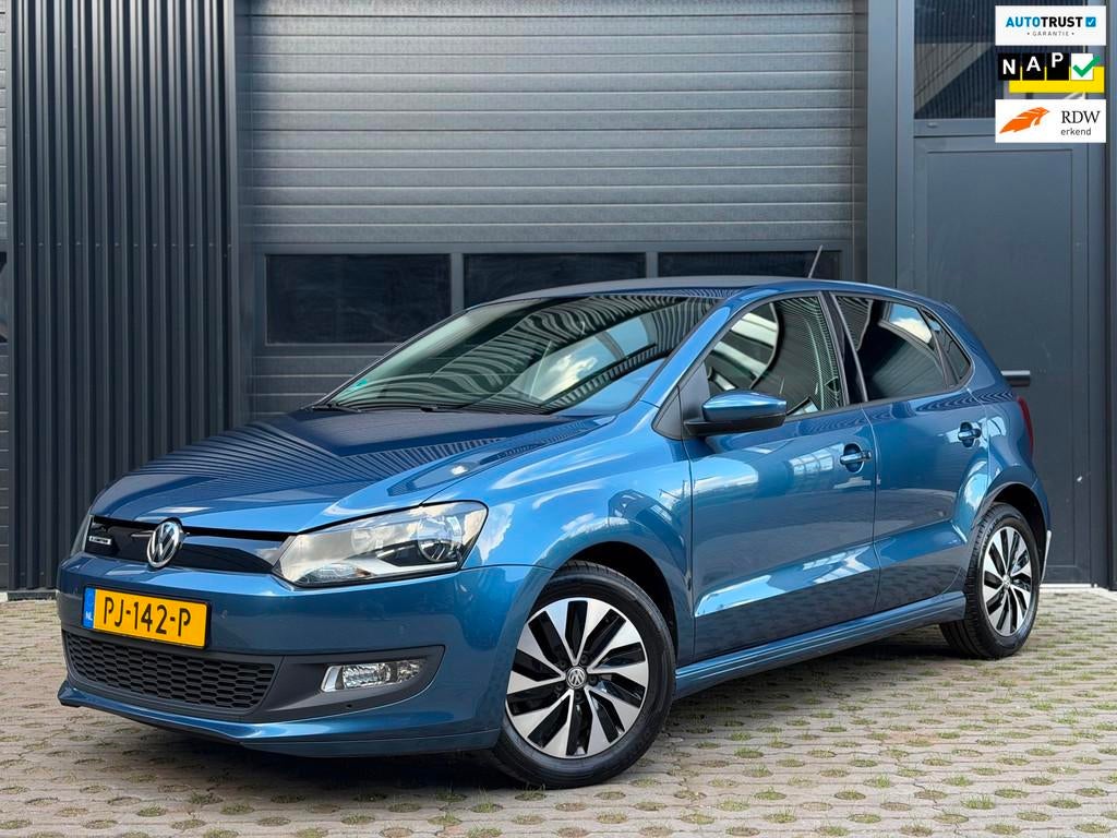 Volkswagen Polo 1.0 TSI 95PK BlueMotion | Carplay | PDC | NA, Voorwielaandrijving, Stof, 95 pk, Blauw