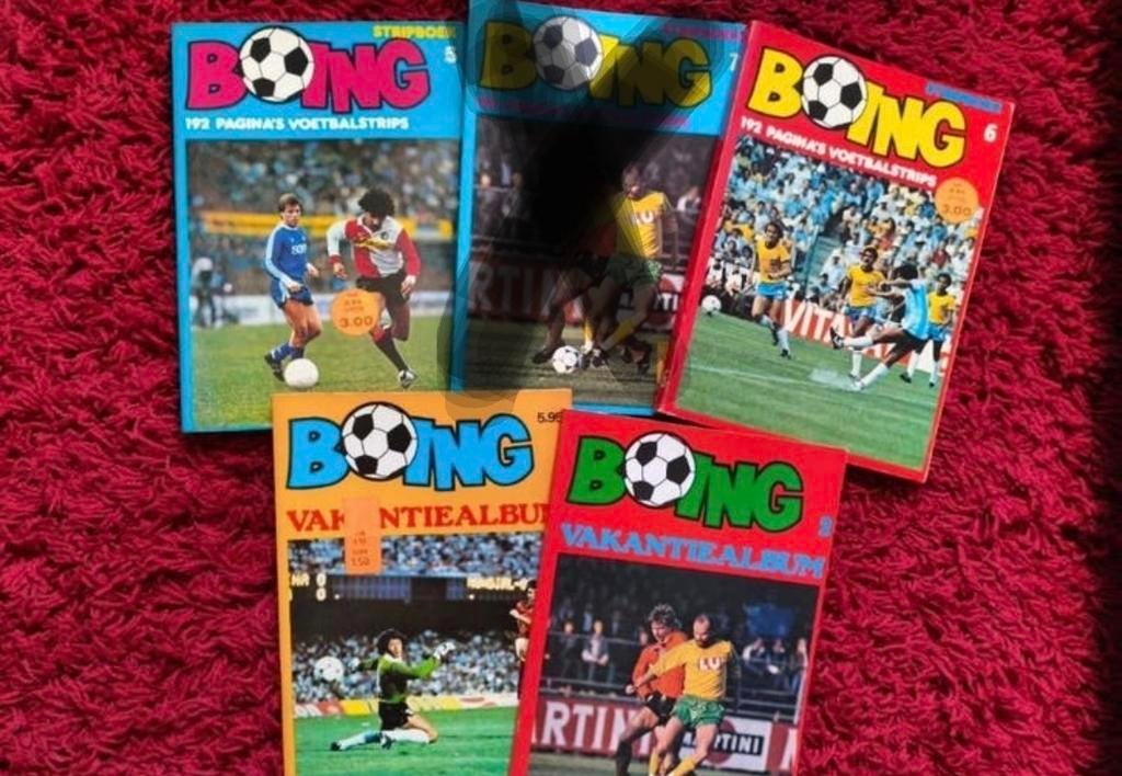 Boing stripboeken ( 4 stuks ), Meerdere stripboeken, Ophalen of Verzenden, Gelezen