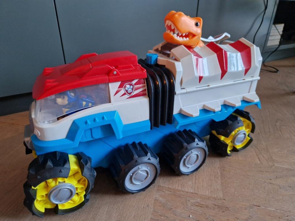 PAW Patrol 6058905 Dino Rescue - Dino Patroller - Gemotoriseerd teamvoertuig met unieke Chase- en