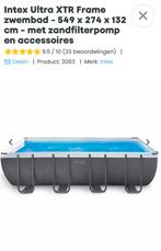 Intex Ultra XTR Frame Zwembad - 549x274x132 cm, Tuin en Terras, Zwembaden, 200 tot 300 cm, Zo goed als nieuw, Rechthoekig, Ophalen
