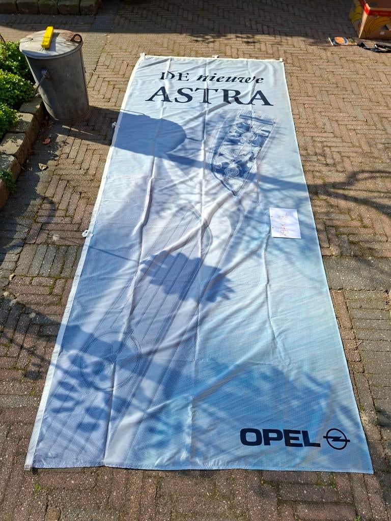 Opel vlag de nieuwe Astra 297x117cm, Ophalen