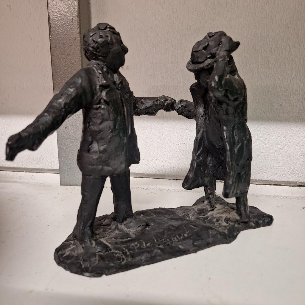 Beeld gesigneerd P. de Leeuwe 1997, Ophalen of Verzenden