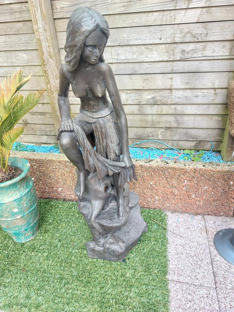 Beeld van klei, Antiek en Kunst, Kunst | Beelden en Houtsnijwerken, Ophalen of Verzenden