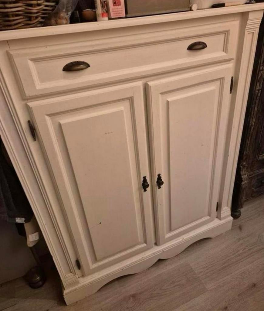 Witte meidenkast, Antiek en Kunst, Antiek | Meubels | Kasten, Ophalen