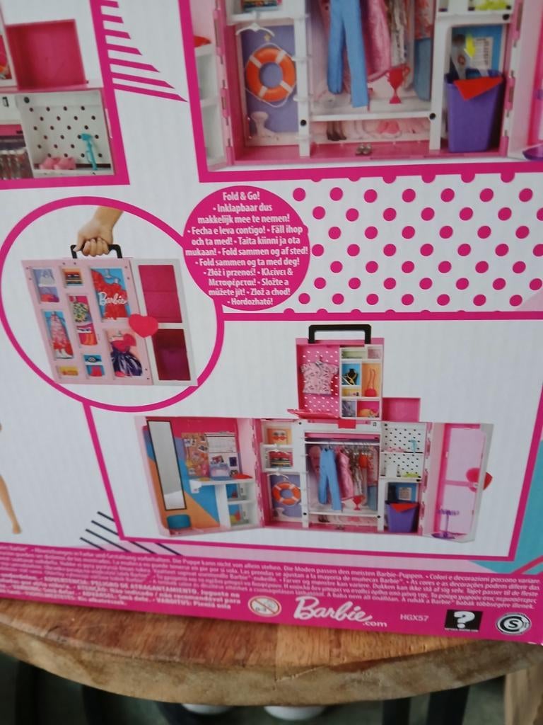Barbie dream closetset., Kinderen en Baby's, Speelgoed | Poppen, Ophalen of Verzenden, Nieuw, Barbie
