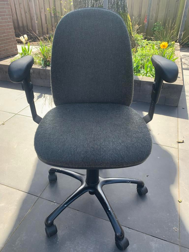 Bureaustoel, Ophalen, Gebruikt, Grijs, Bureaustoel