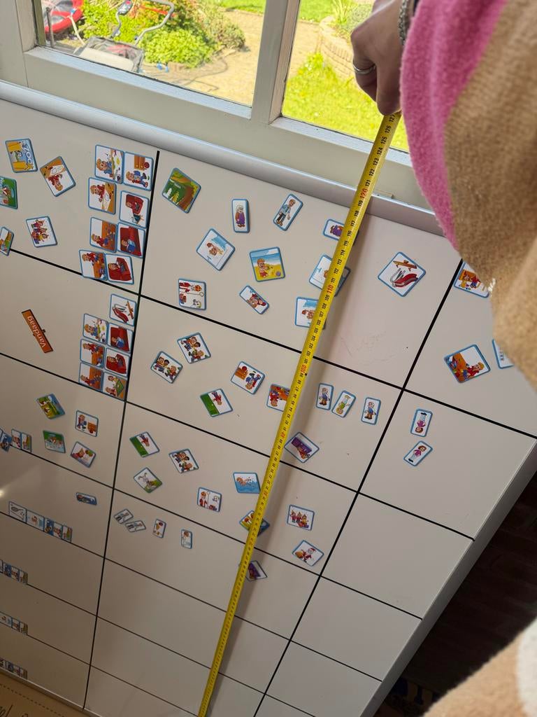 Planbord - magnetisch bord - dagplanning - adhd/autisme, Diversen, Schoolborden, Ophalen, Whiteboard