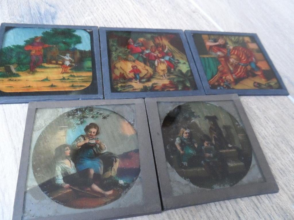 Toverlantaarn plaatjes., Antiek en Kunst, Antiek | Speelgoed, Ophalen of Verzenden