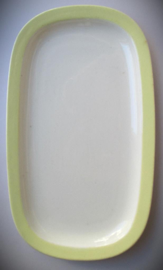 Schaal~Vleesschaal Regout Maastricht~Geel Schaaltje~, Ophalen of Verzenden