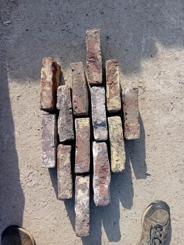 Veldbrandstenen oude bakstenen, Ophalen, Gebruikt, Overige formaten, Poprock