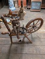 6x antiek spinnewiel 1 x haspel. Samen €50., Antiek en Kunst, Ophalen