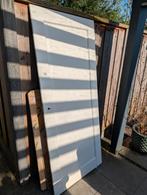 Massieve 1 vlak paneeldeur opdek, Tuin en Terras, Ophalen, Minder dan 3 meter, Hout, 1 tot 2 meter