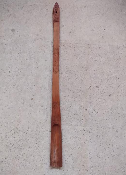 vintage houten schoenlepel, Ophalen of Verzenden