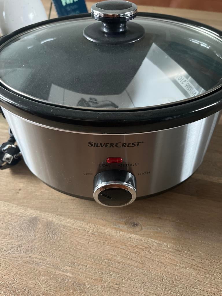 SilverCrest Slow Cooker SSC 200 D1 -  nieuw, Witgoed en Apparatuur, Slowcookers, Ophalen of Verzenden, Vaatwasmachinebestendig