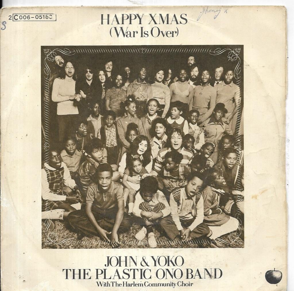 John Lennon and Joko Ono-Happy Xmas, Cd's en Dvd's, Vinyl Singles, Gebruikt, 7 inch, Single, 1970 - 1979