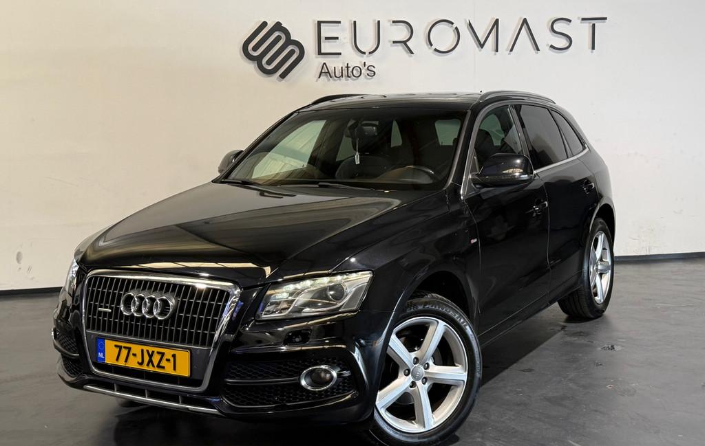 Audi Q5 2.0 TFSI quattro Pro Line Automaat Panoramdak Airco, Auto's, Audi, Automaat, Gebruikt, 4 cilinders, Leder en Stof