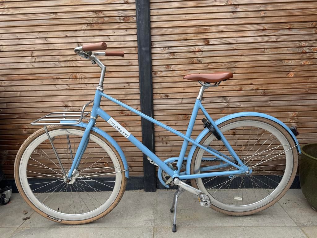 Veloretti caferacer Havana blue 52CM, Fietsen en Brommers, 50 tot 53 cm, Ophalen, Gebruikt, Overige merken