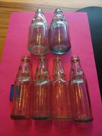 6 Oude antieke kogelfles (Codd-neck) flesjes limonade fles, Antiek en Kunst, Ophalen of Verzenden