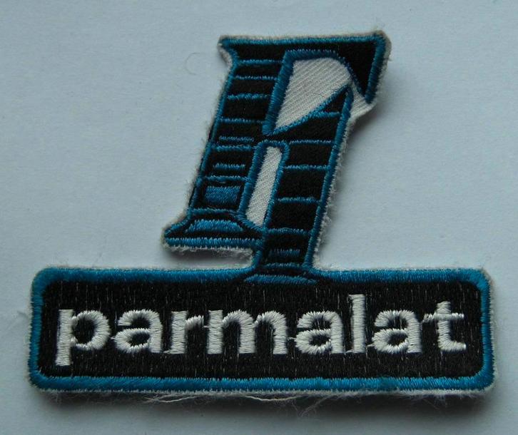 F1 parmalat patch badge opnaai embleem vintage, Verzamelen, Automerken, Motoren en Formule 1, Nieuw, Formule 1, Verzenden
