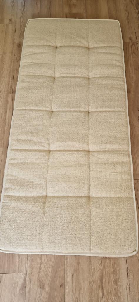 Nieuwe Swiss Sense talalay natuurlatex topmatras wol katoen, 90 cm, Eenpersoons, 210 cm, Nieuw