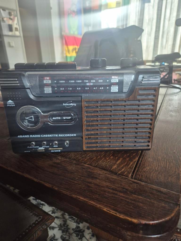 ROXX Portable cassette player with headphones, cassette recorder with