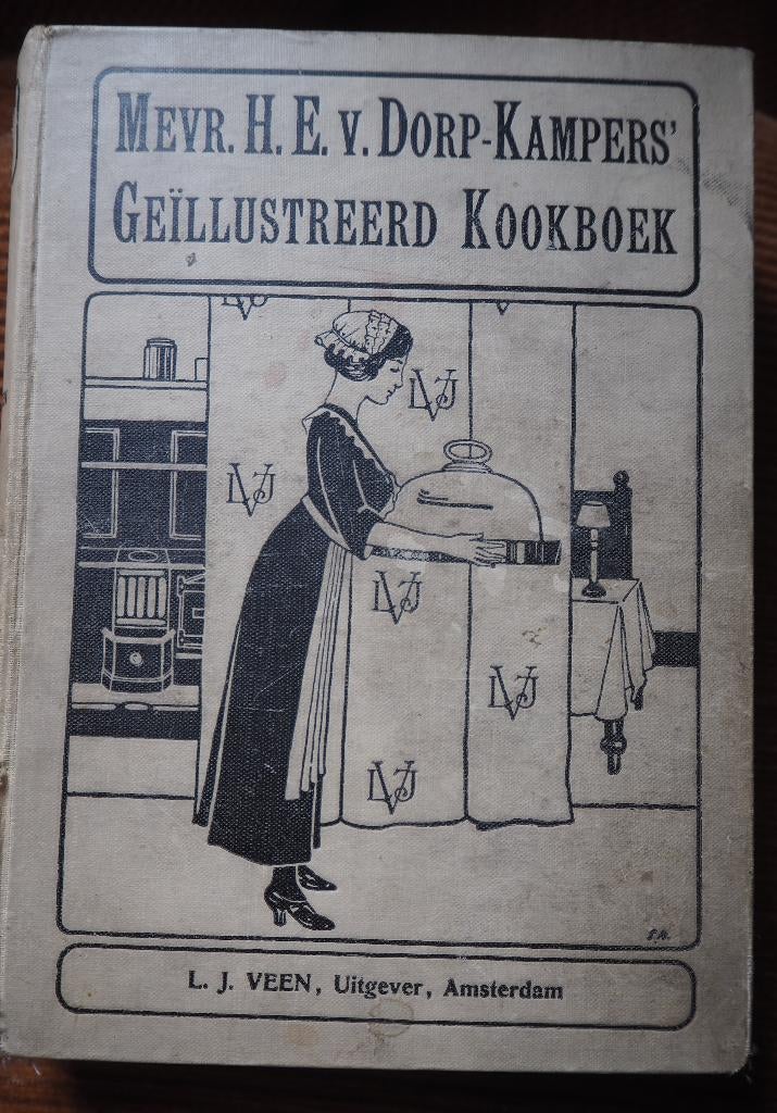 Mevr. H. E. v. Dorp- Kampers Geill. Kookboek Rotterdam 1920, Boeken, Kookboeken, H. E. v. Dorp- Kampers, Zo goed als nieuw, Europa