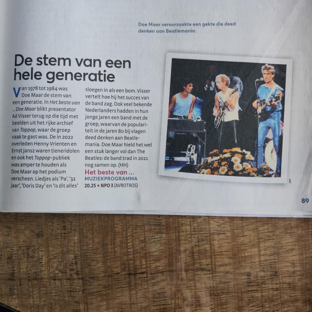 Doe Maar Artikel Knipsel uit 2023, Verzamelen, Ophalen of Verzenden, 1980 tot heden, Nederland, Knipsel(s)