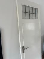 Binnendeur origineel met glas in lood, Ophalen, Gebruikt, Binnendeur, Glas