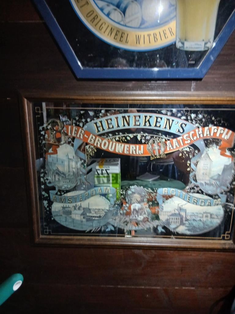 Heineken's bier spiegel, Verzamelen, Ophalen